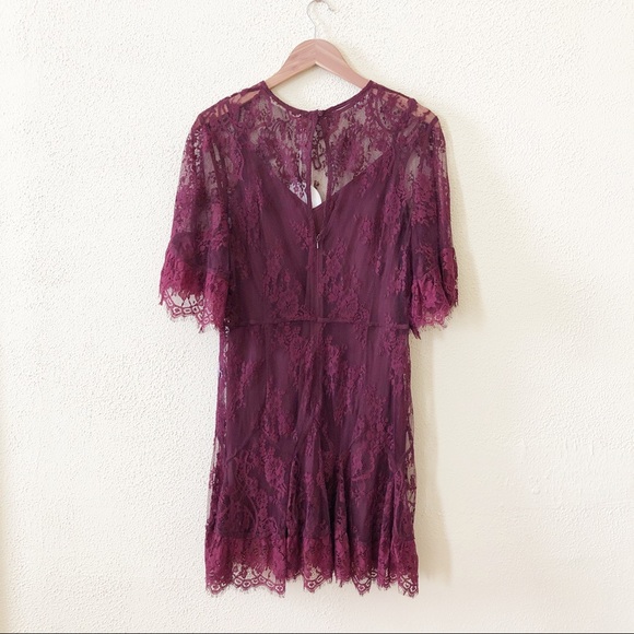 NWT La Maison Talulah Blind Love Illusion Lace Mini Dress XXL - Picture 5 of 7